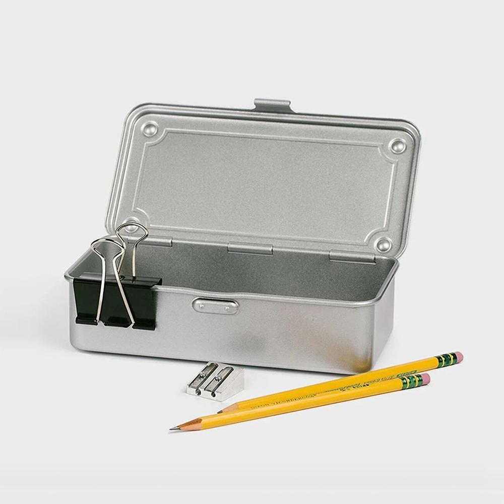 Toyo Steel Stackable Storage Box - Silver