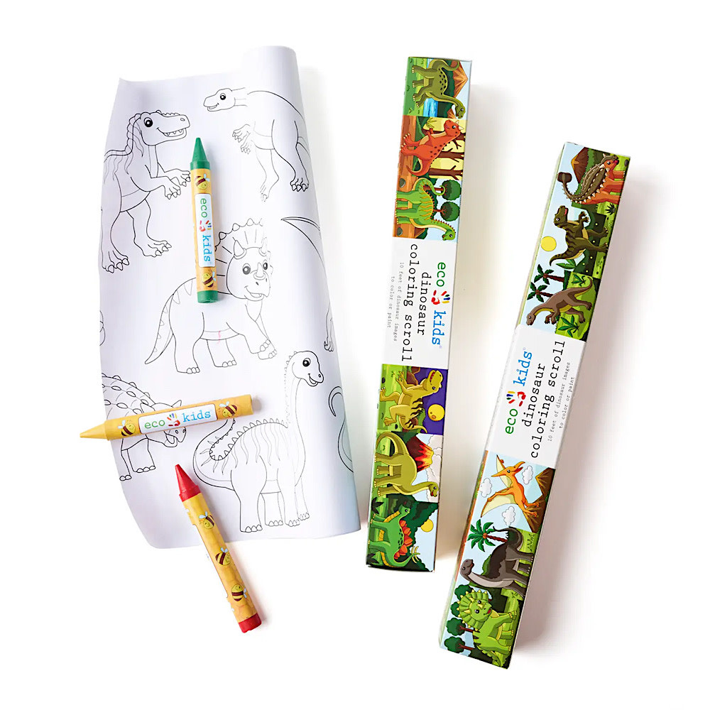 Eco-Kids/Elseware Unplug Eco Kids - Coloring Scroll - Dinosaur