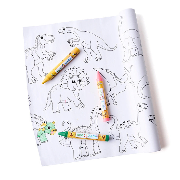 Eco Kids - Coloring Scroll - Dinosaur