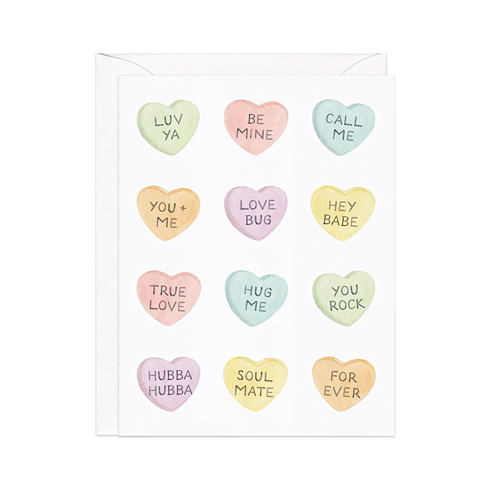 Amy Zhang Amy Zhang - Candy Hearts Valentine's Card