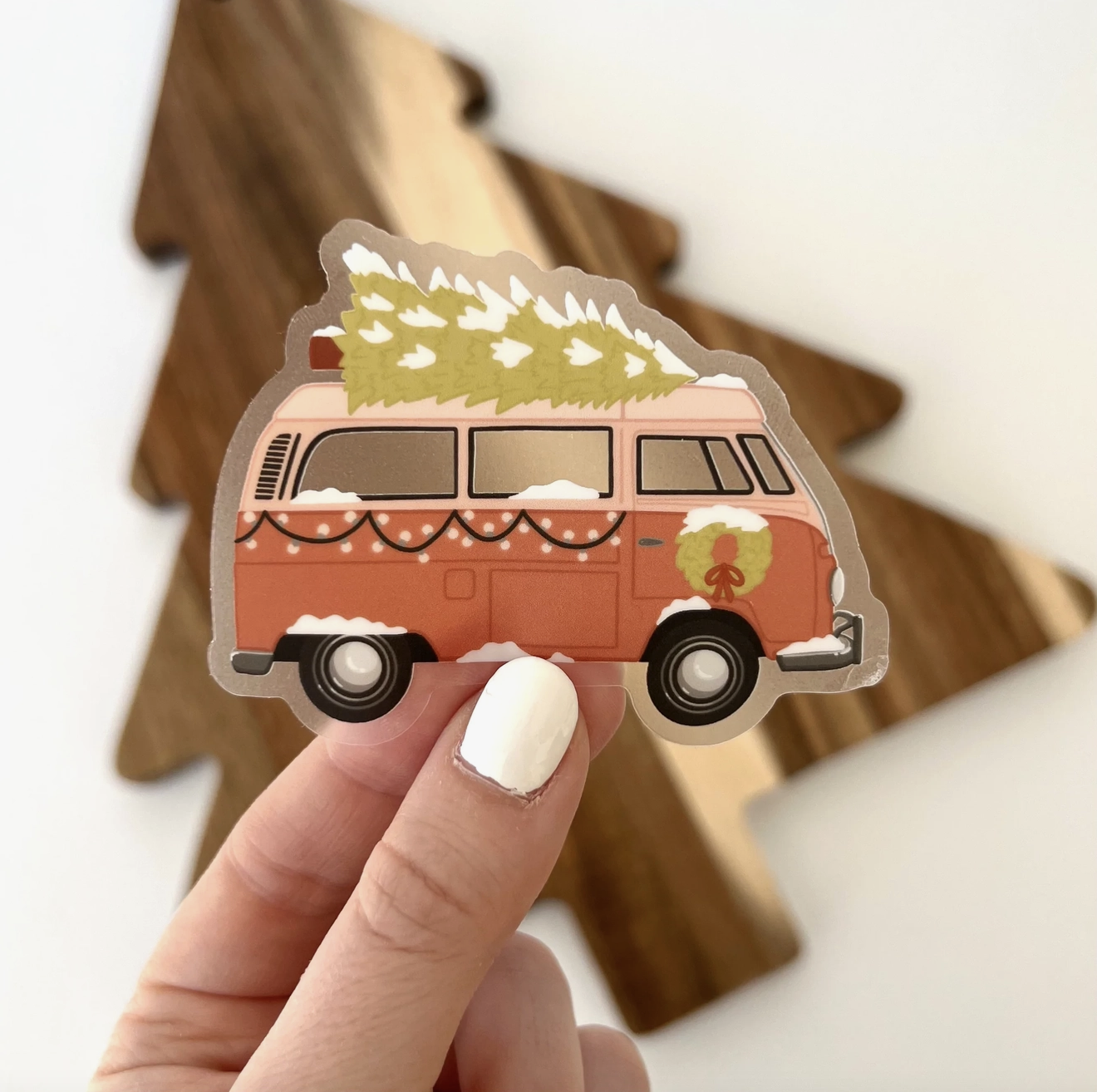 Elyse Breanne Design Elyse Breanne Design Sticker - Christmas Van