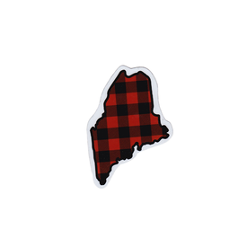 Stone Donut Design Stone Donut Designs Vinyl Sticker - Plaid Maine