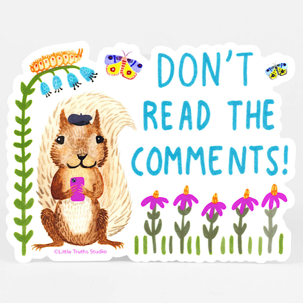 Little Truths Sticker - Don't Read the Comments