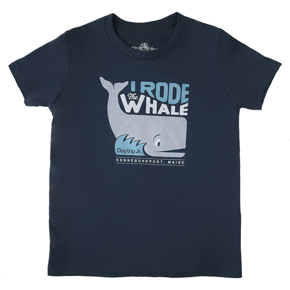 Daytrip Jr. - I Rode The Whale Youth T-Shirt - Navy
