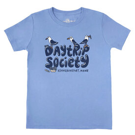 Daytrip Society Daytrip Society - Seagulls Youth T-Shirt - Blue Heather