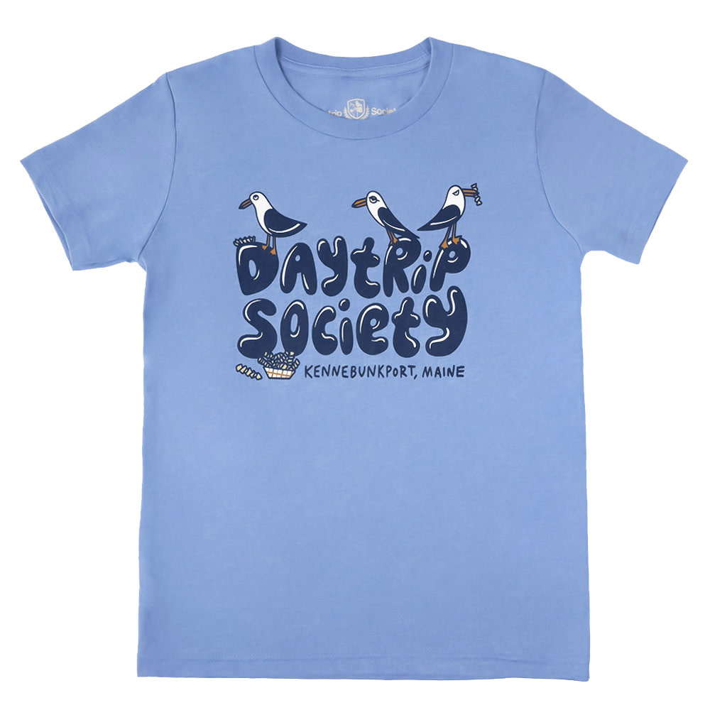 Daytrip Society Daytrip Society - Seagulls Youth T-Shirt - Blue Heather