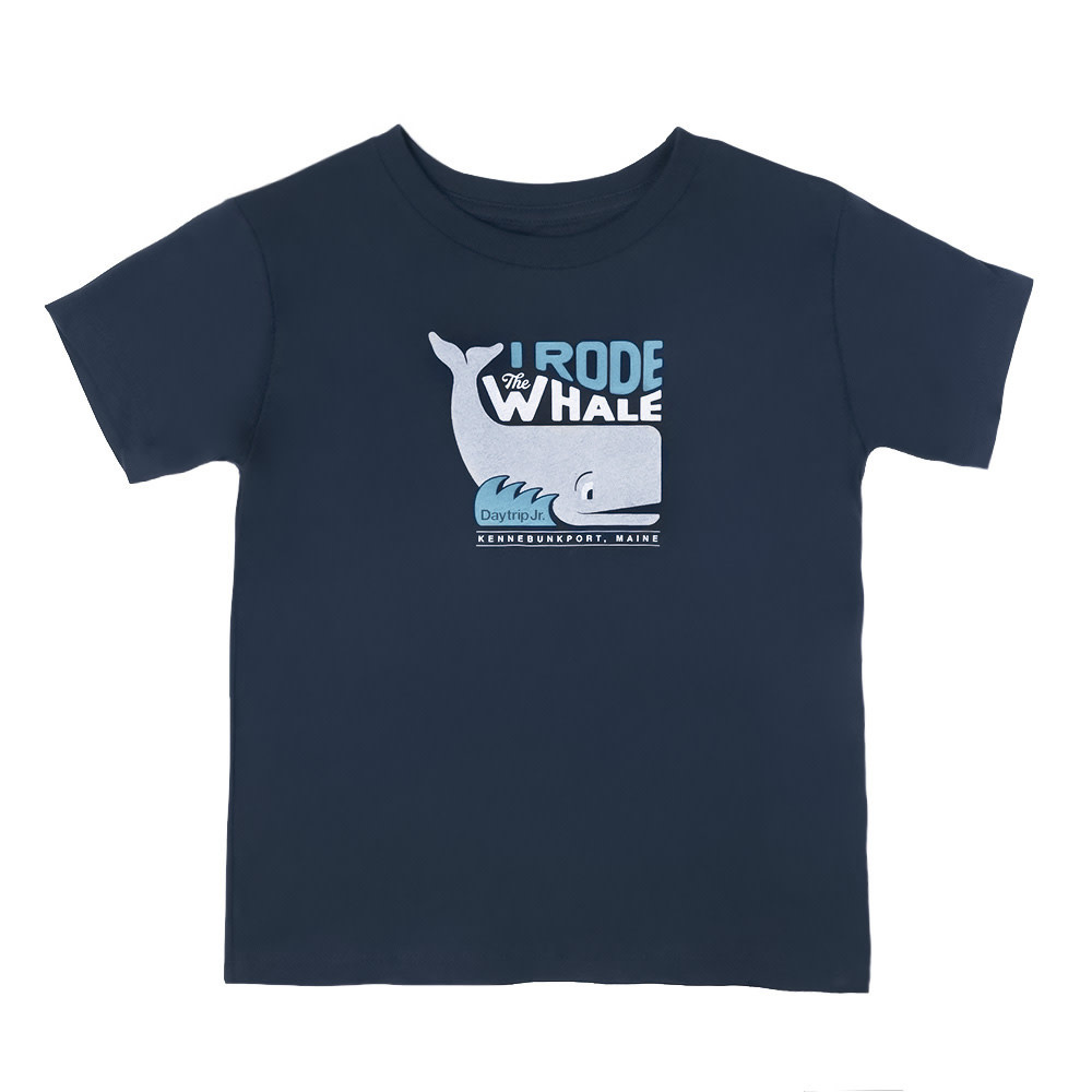 Daytrip Jr. - I Rode The Whale Kids T-Shirt - Navy