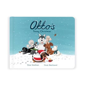 Jellycat Jellycat - Otto's Snowy Christmas Board Book