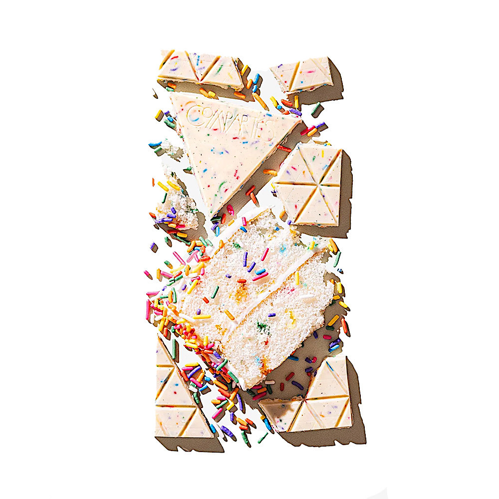 Compartés White Chocolate Bar - Birthday Cake & Sprinkles