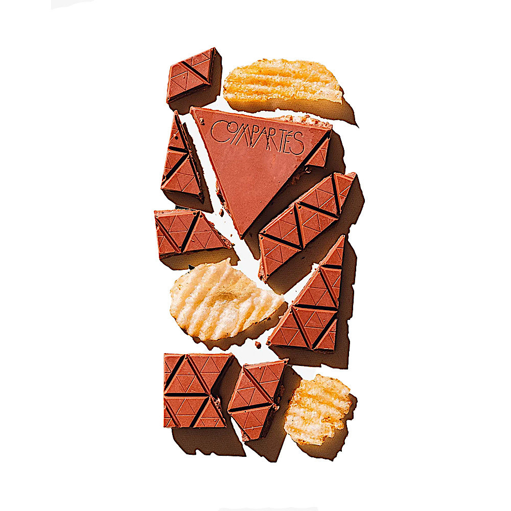 Compartés Milk Chocolate Bar - Potato Chip Crisp
