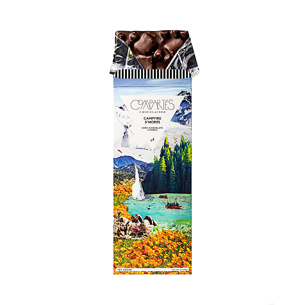 Compartés Chocolate Compartés - Dark Chocolate Bar - Campfire S'mores