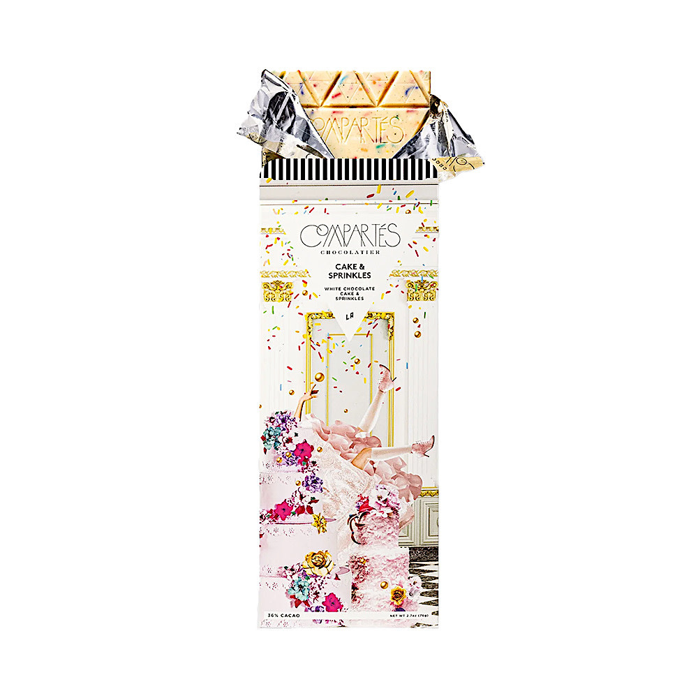 Compartés White Chocolate Bar - Birthday Cake & Sprinkles