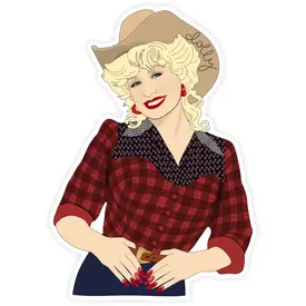 Shop Trimmings Shop Trimmings Sticker - Dolly Parton Rhinestone