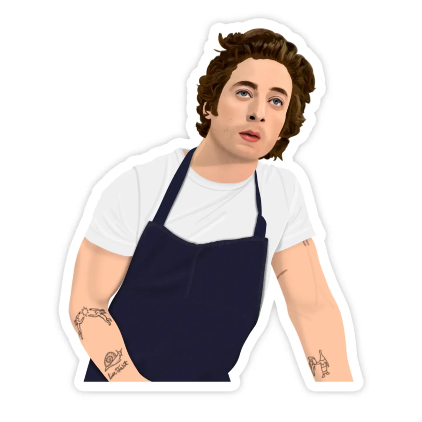 Shop Trimmings Sticker - The Bear Jeremy Allen White
