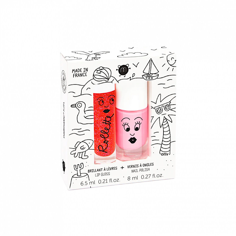 Nailmatic - Lip Gloss and Nail Polish Set - Holidays