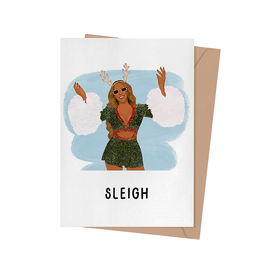 Shop Trimmings Shop Trimmings Card - Beyoncé Sleigh Christmas