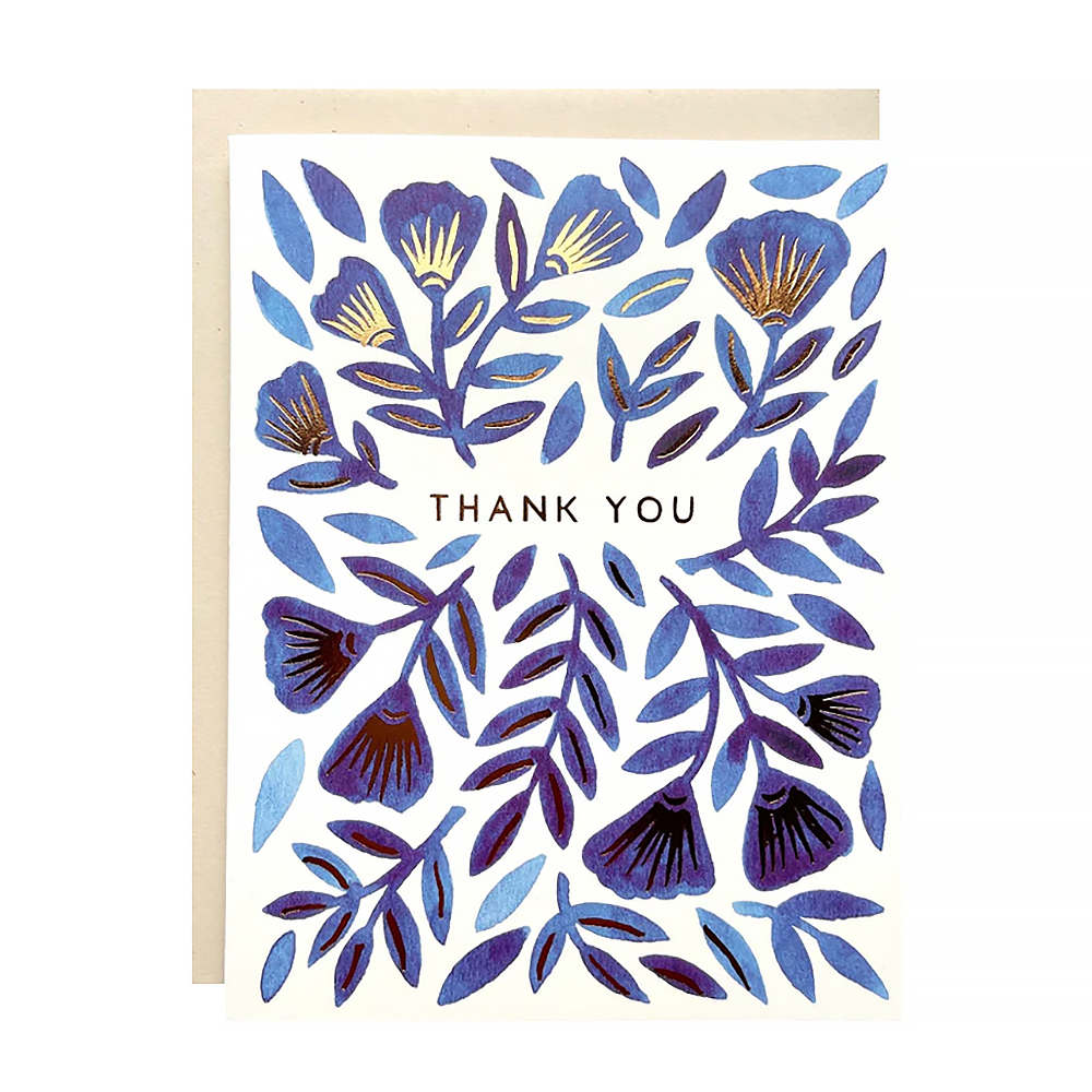 Katharine Watson - Thank You - Foil Stamped Card - Box of 6