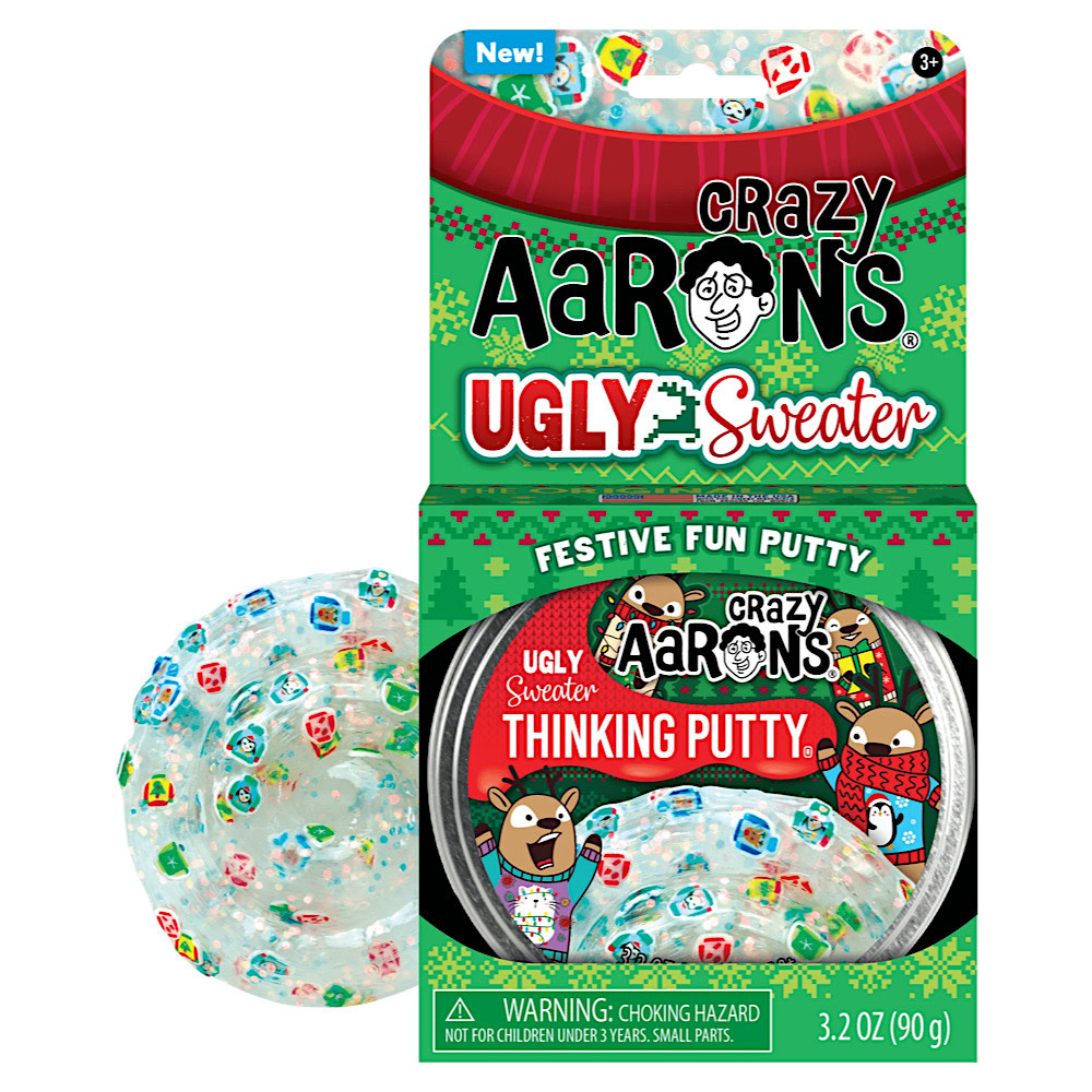 Crazy Aaron's Thinking Putty Hide Inside - 4" - Ugly Sweater