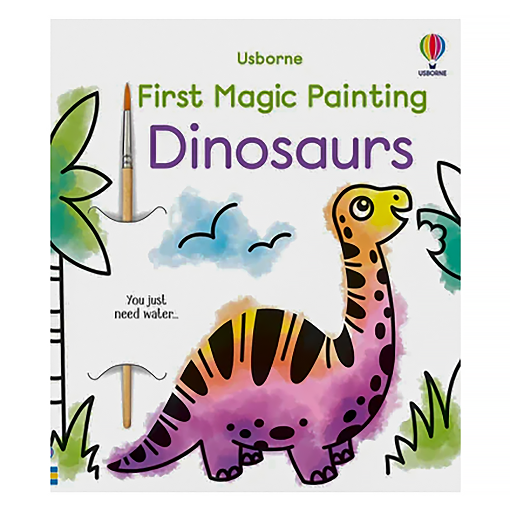 First Magic Painting Book - Dinosaurs