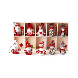 One Hundred 80 Degrees Santa Wizard Ornament - Assorted