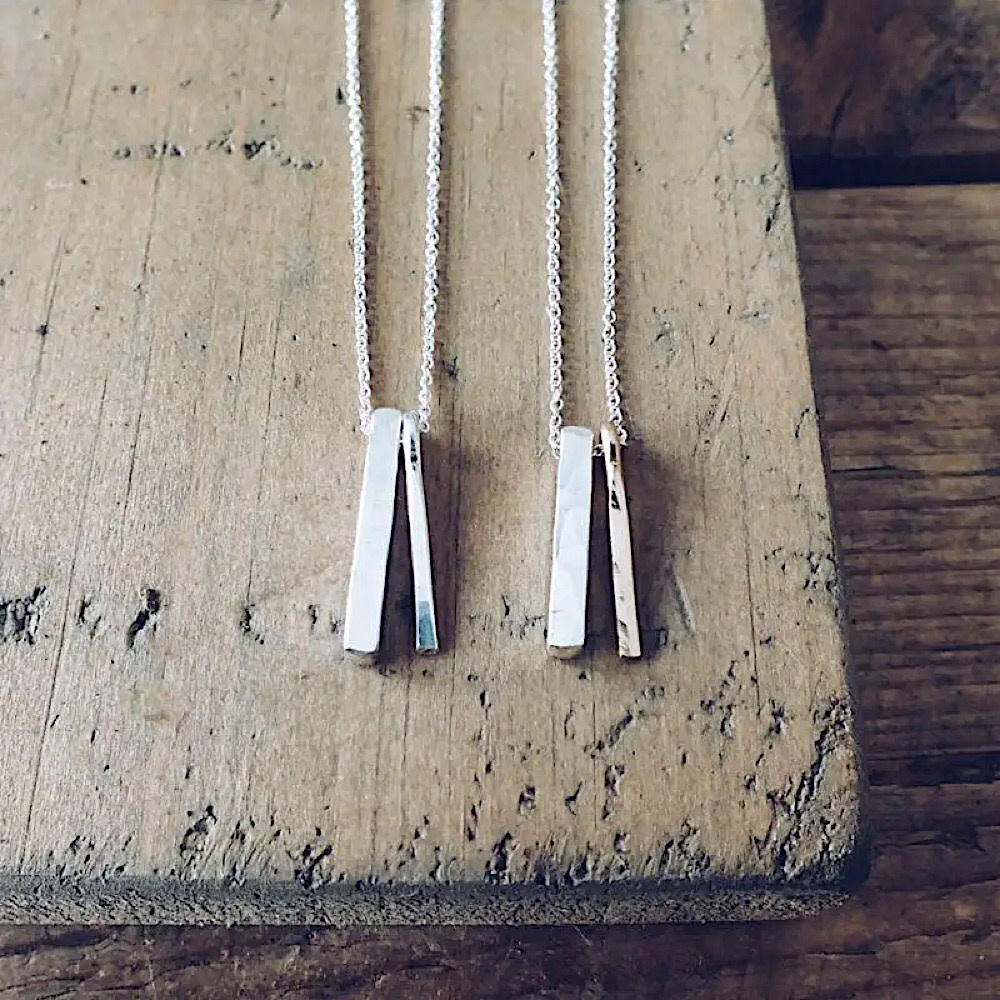 Becoming Jewelry - Through Thick & Thin Necklace - Sterling Silver