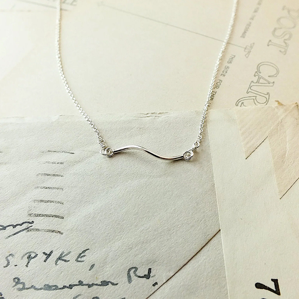 Becoming Jewelry - 16" Necklace - Path - Sterling Silver