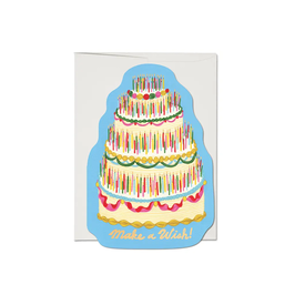 Red Cap Cards Red Cap - Make a Wish Birthday Cake Card