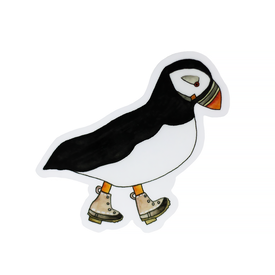 Scribbles and Doodlez Scribbles and Doodlez - Maine Puffin and Boots Sticker