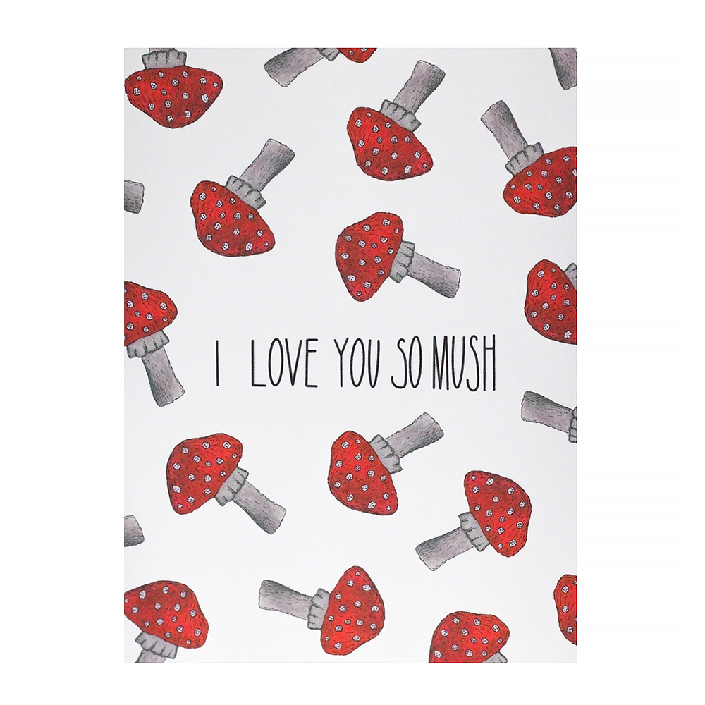 Scribbles and Doodlez - I Love You So Mush Card
