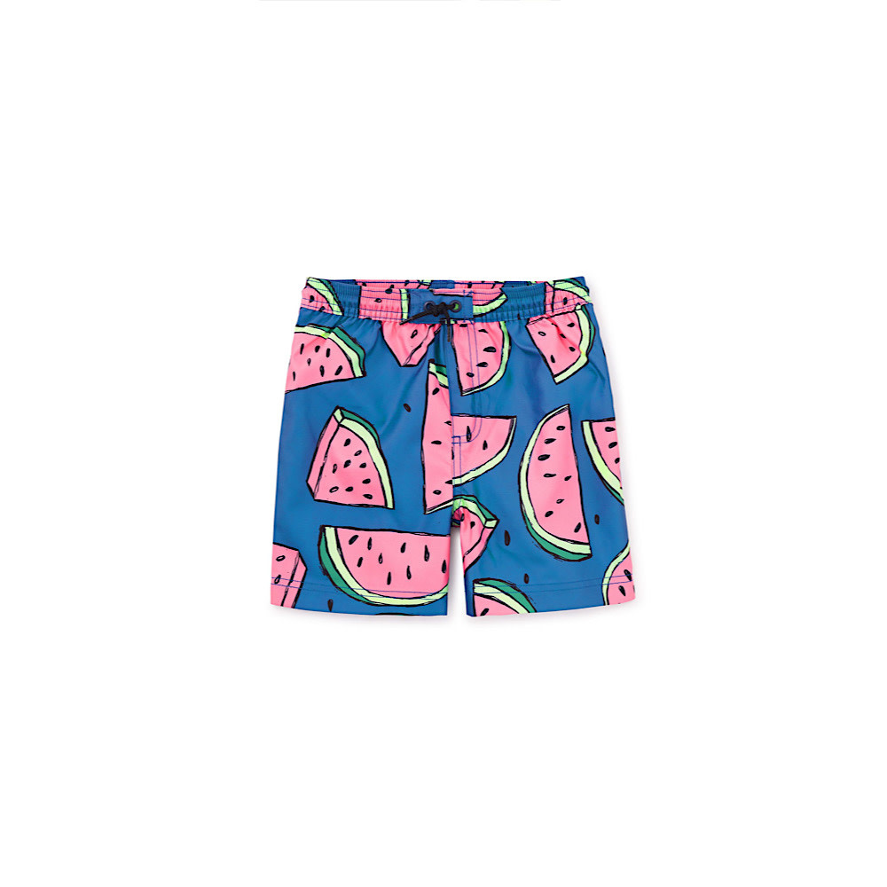 Tea Collection Mid-Length Swim Trunks - Watermelons