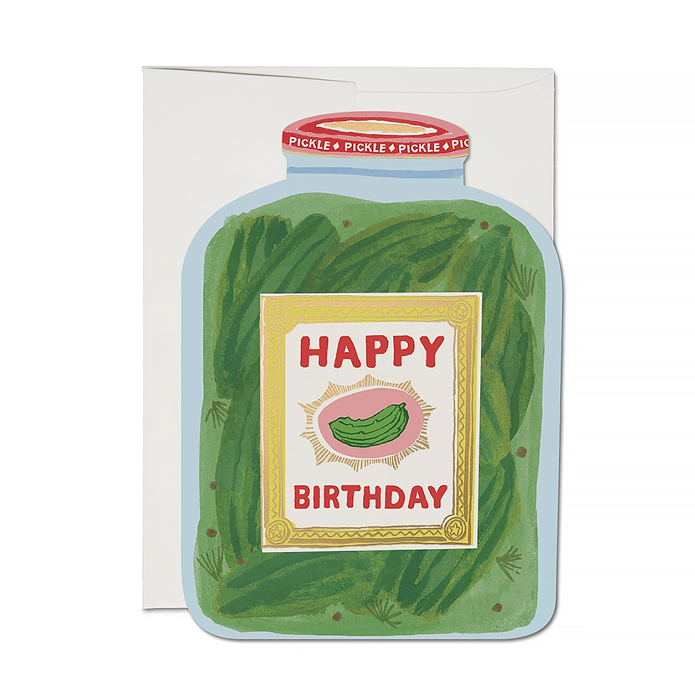 Red Cap Cards - Pickle Birthday
