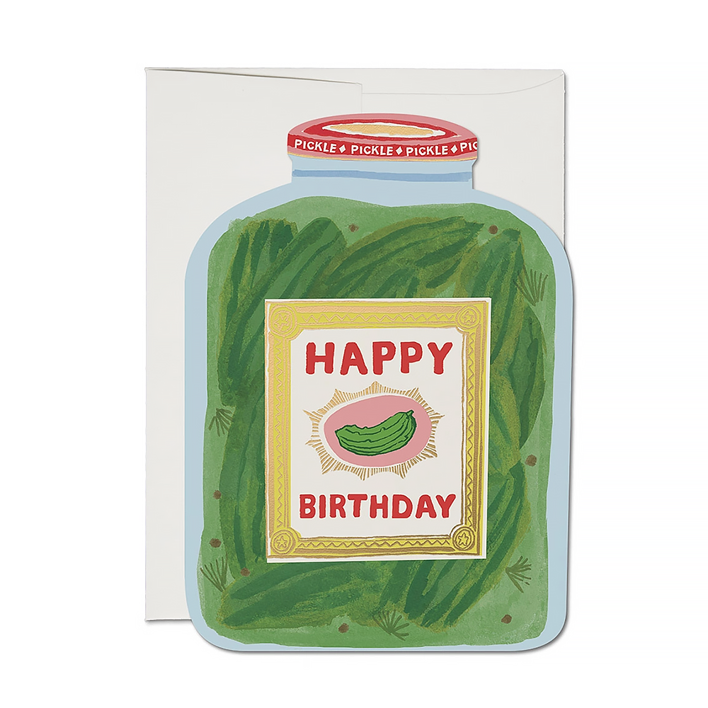 Red Cap Cards Red Cap Card - Pickle Birthday