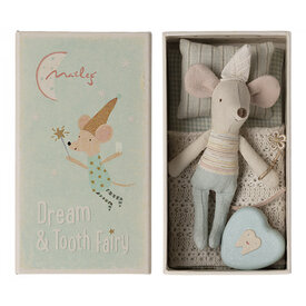 Maileg Maileg Mouse - Little Brother in Box - Tooth Fairy & Tooth Box