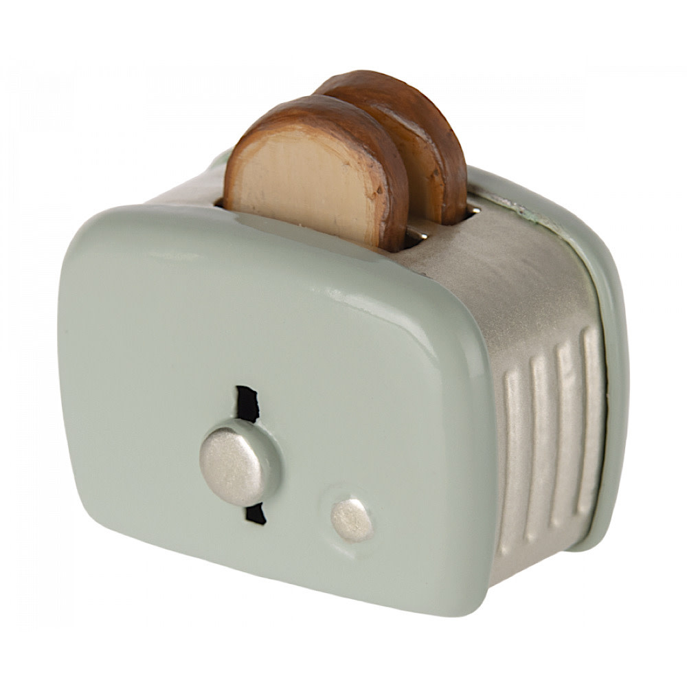Maileg Maileg Mouse Toaster & Bread - Mint