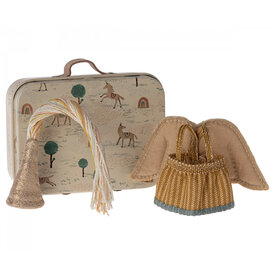 Maileg Maileg Little Sister Mouse - Clothes Suitcase - Fairy