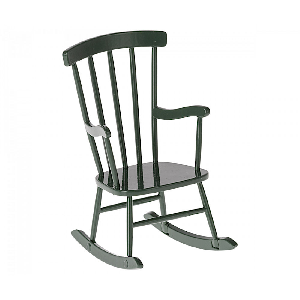 Maileg Mouse Rocking Chair - Dark Green