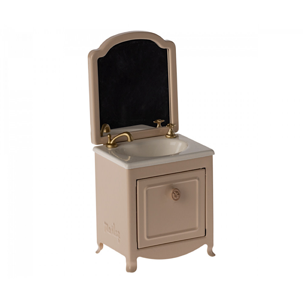 Maileg Maileg Sink Dresser w/ Mirror - Powder