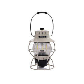 Barebones Railroad Lantern - Vintage White