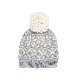 The Blueberry Hill The Blueberry Hill Snowflake Hat - Bowie Grey