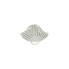 Rylee + Cru Rylee + Cru Floppy Swim Hat - Aqua Stripe