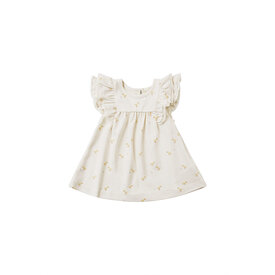 Quincy Mae Quincy Mae Flutter Dress - Ivory Ducks