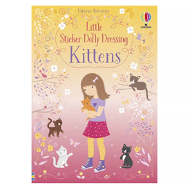 Usborne Little Sticker Dolly Dressing Activity Book - Kittens