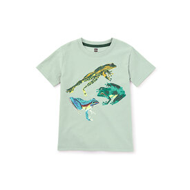 Tea Collection Tea Collection Frogs Graphic Tee - Mica
