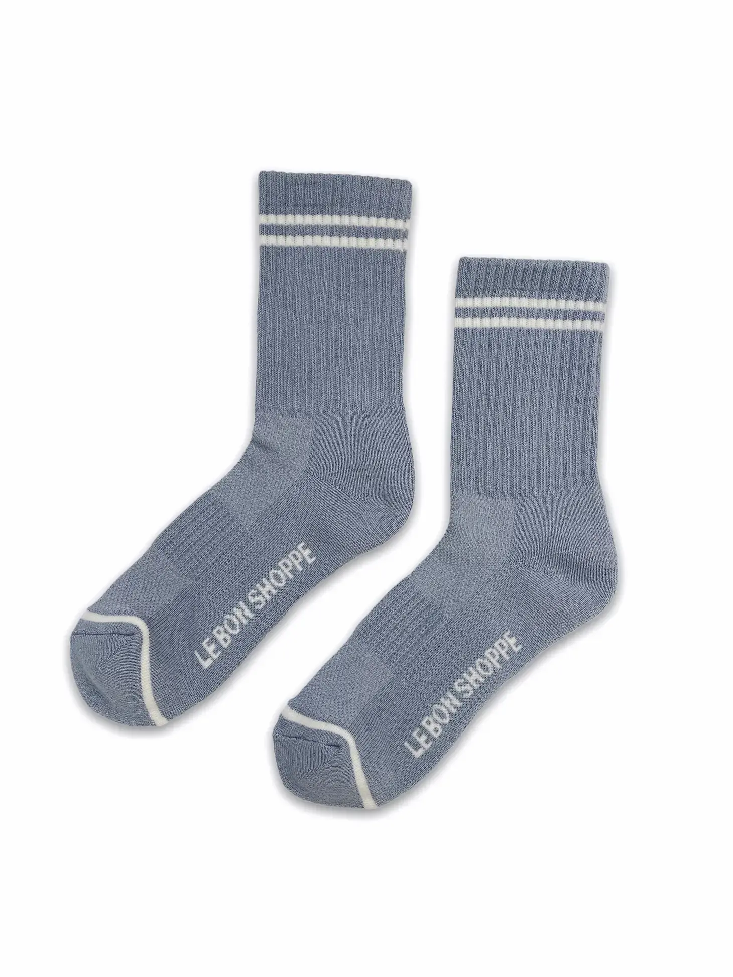 Le Bon Shoppe Le Bon Shoppe Boyfriend Socks - Blue Grey