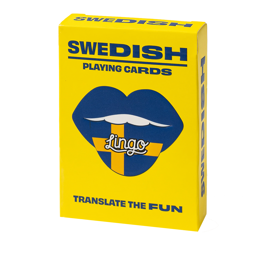 Lingo Playing Cards Lingo Language Cards - Swedish
