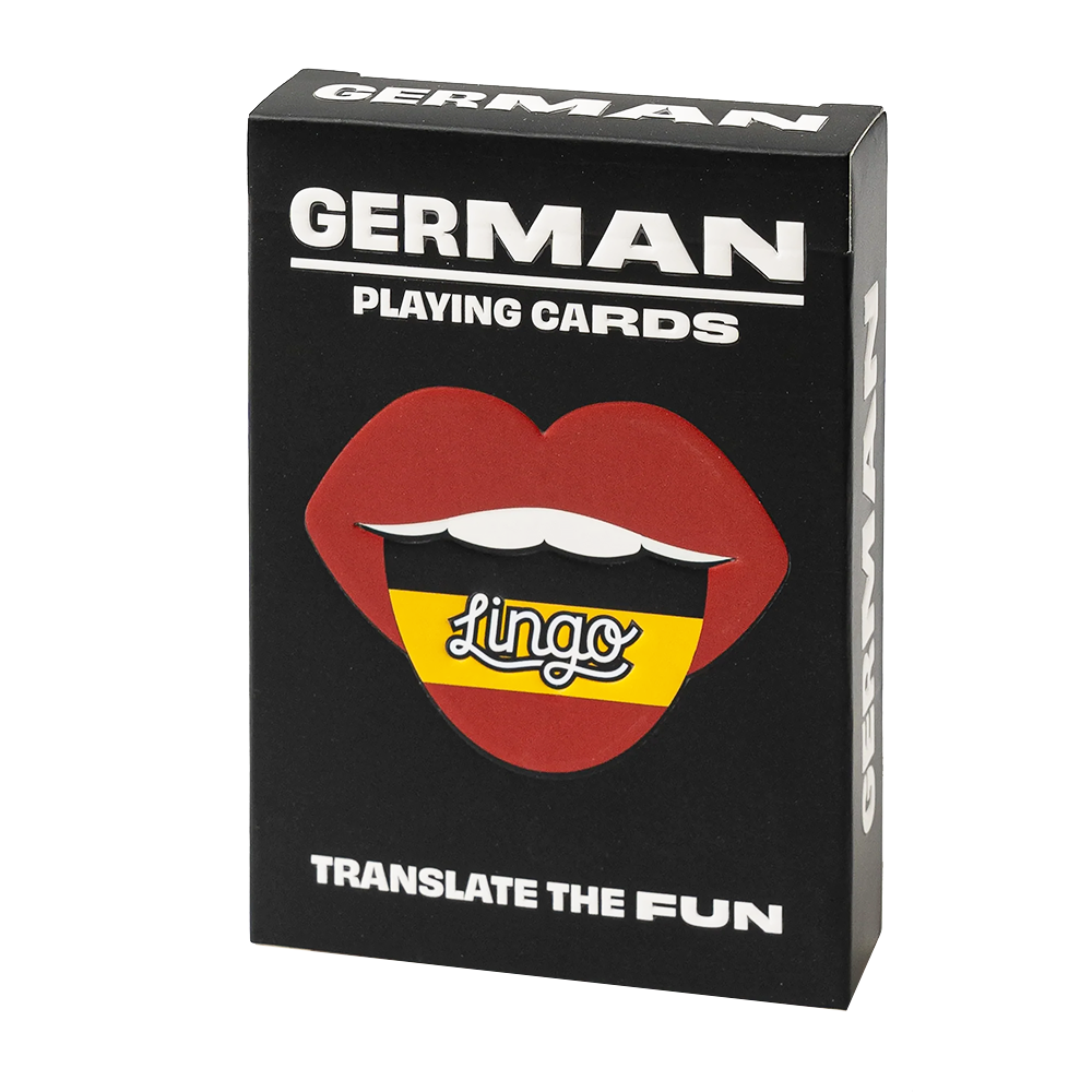 Lingo Playing Cards Lingo Language Cards - German