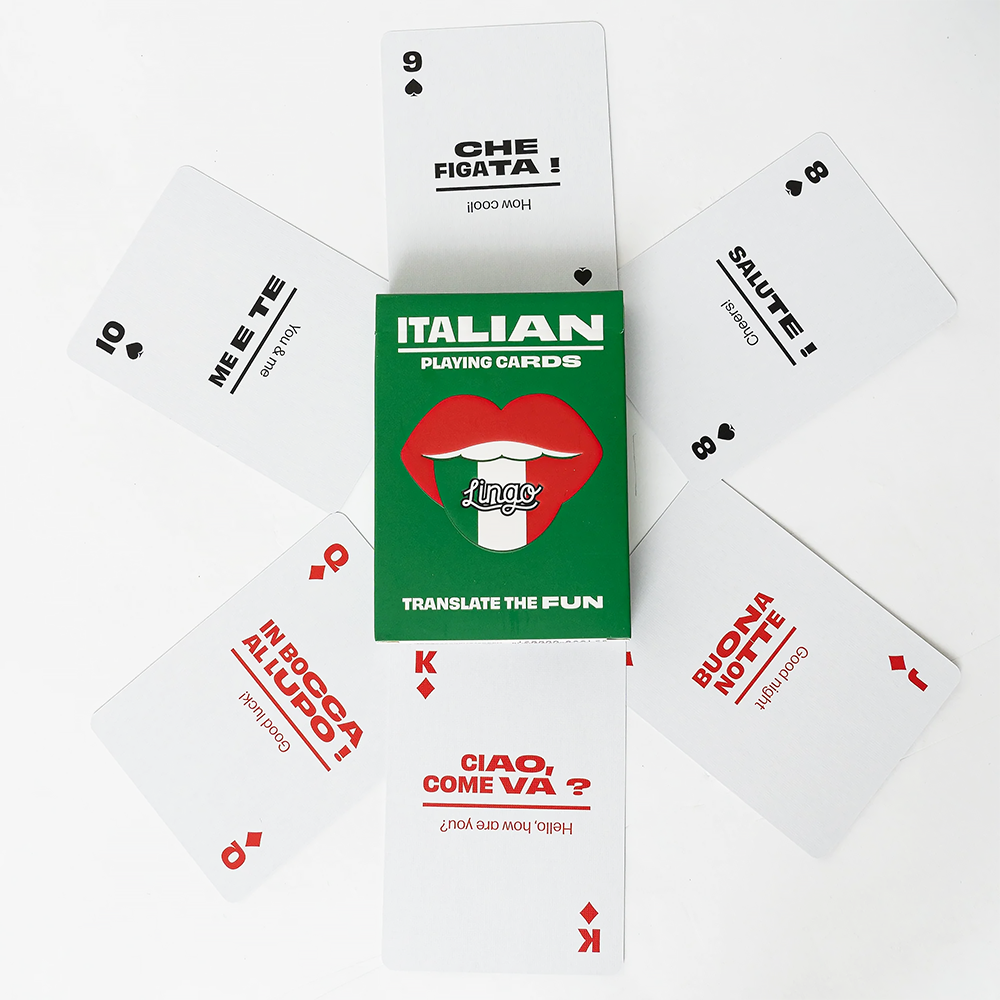 Lingo Language Cards - Italian