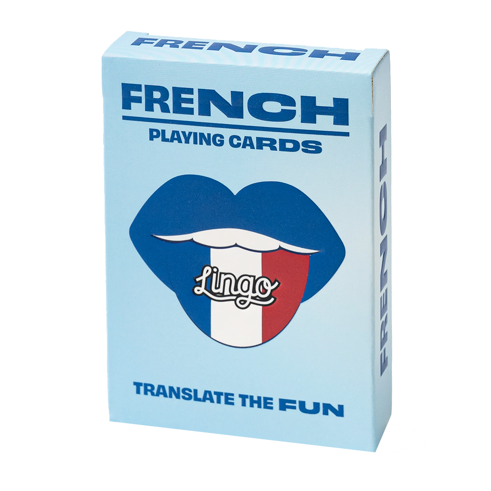 Lingo Playing Cards Lingo Language Cards - French