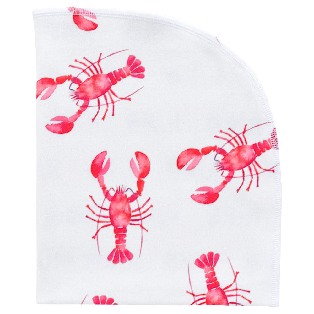 Jennifer Ann Organic Blanket - Lobster Standard (40 x 34 inches)