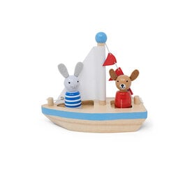 Jack Rabbit Jack Rabbit Boats & Buddies Bath Toy - Dog & Bunny